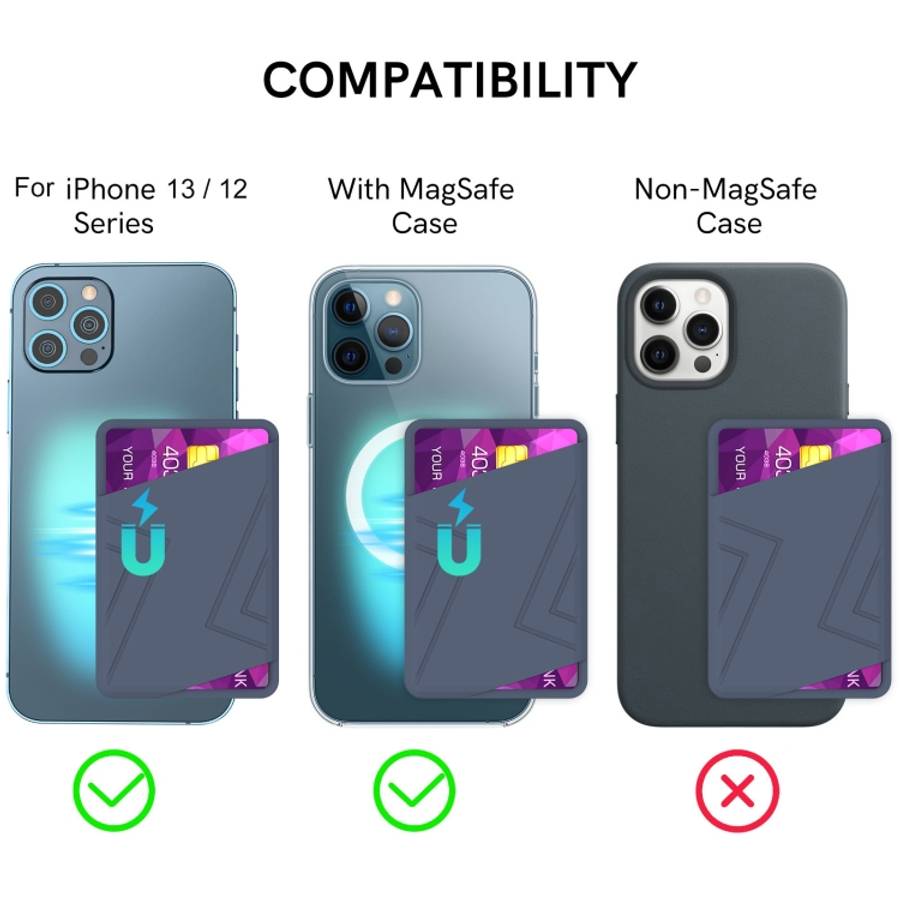 Silicone Wallet Pouch Card Case Magsafing Card Holder