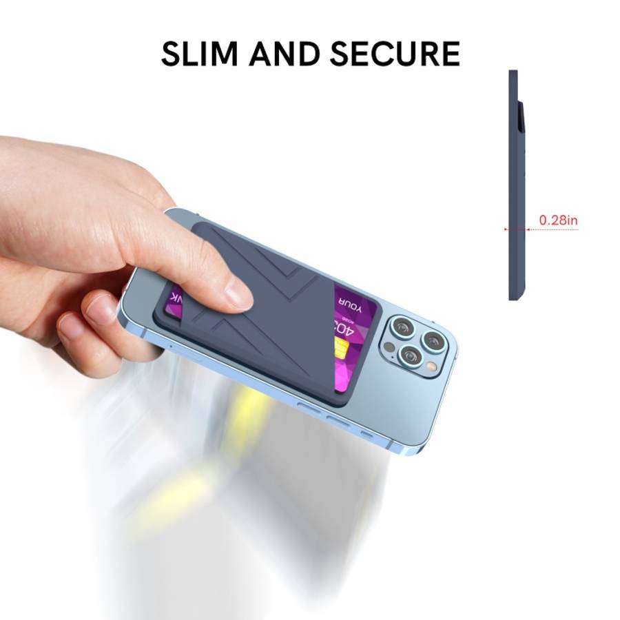 Silicone Wallet Pouch Card Case Magsafing Card Holder