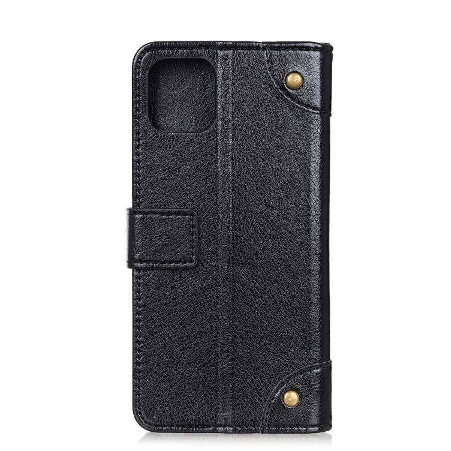 For iPhone 11 Pro Max Copper Buckle Nappa Texture Horizontal Flip Leather Case, with Holder &amp;...
