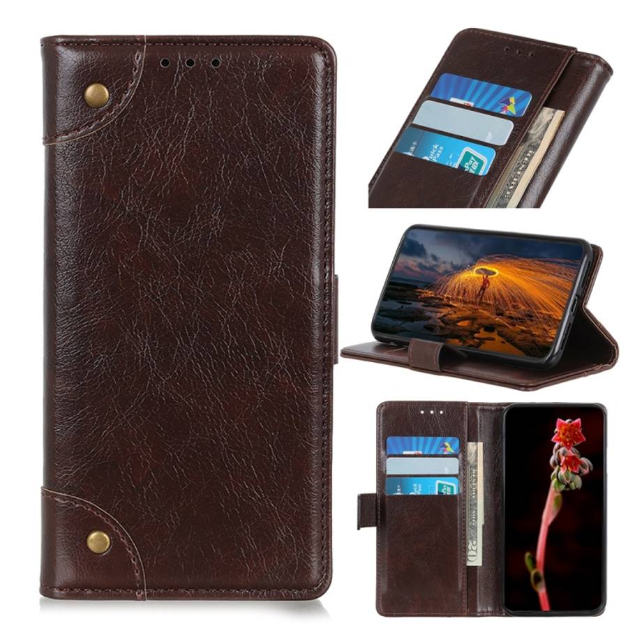 For iPhone 11 Pro Max Copper Buckle Nappa Texture Horizontal Flip Leather Case, with Holder &amp;...