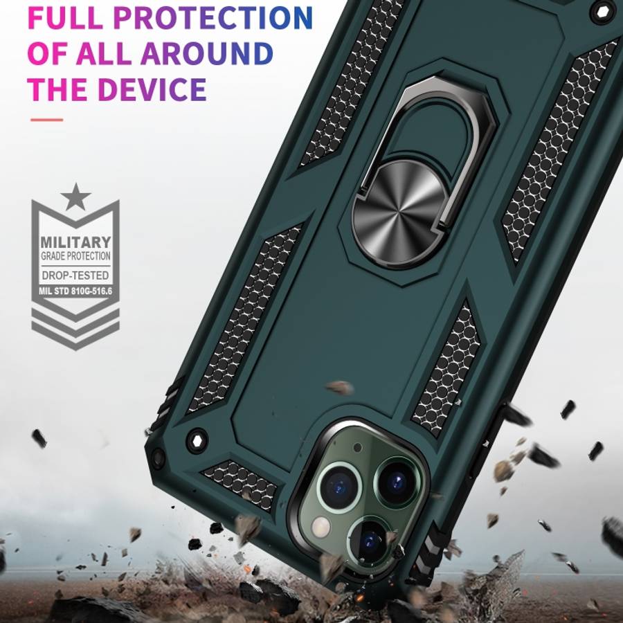 Armor Shockproof TPU + PC Protective Case for iPhone 11, with 360 Degree Rotation Holder, For iPh...