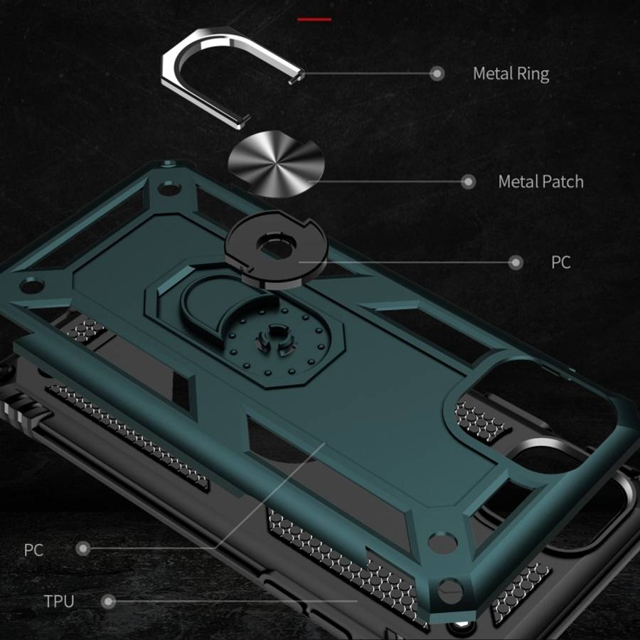 Armor Shockproof TPU + PC Protective Case for iPhone 11, with 360 Degree Rotation Holder, For iPh...