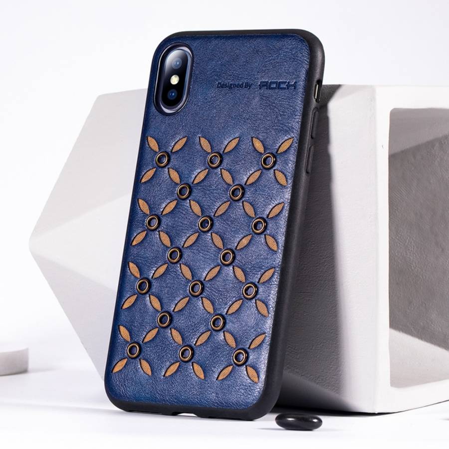 For iPhone XS Max ROCK Origin Series Business TPU + PU Protective Case, For XS Max