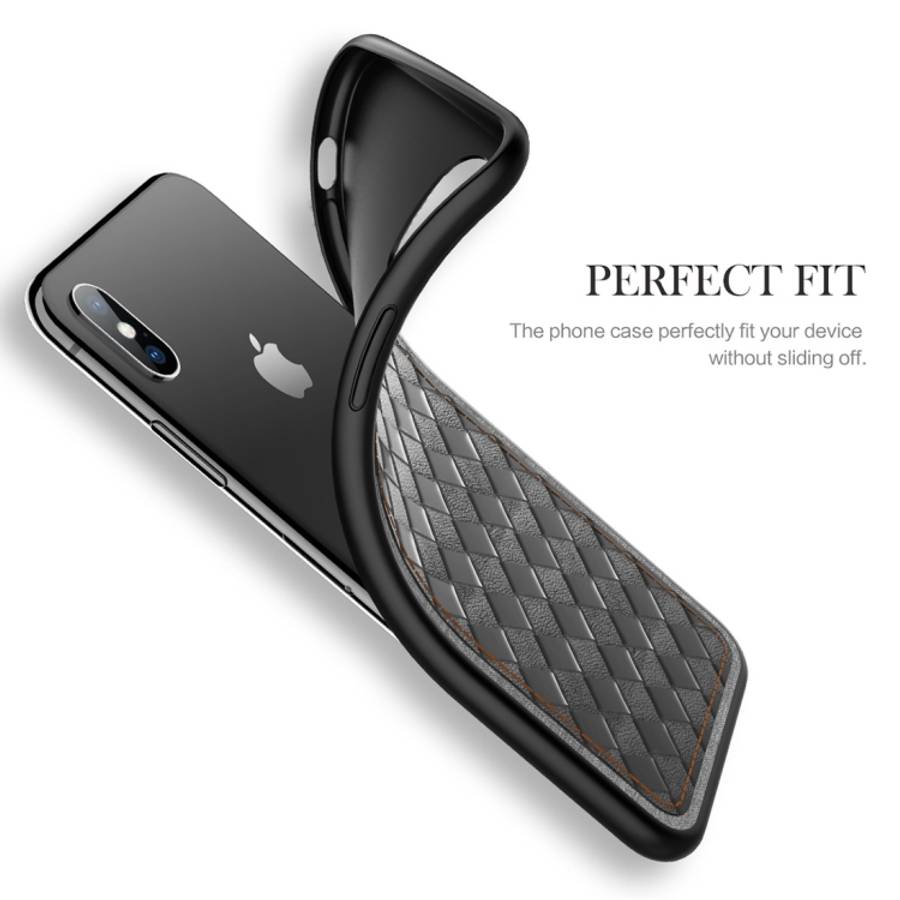For iPhone XS Max ROCK Origin Series Business TPU + PU Protective Case, For XS Max