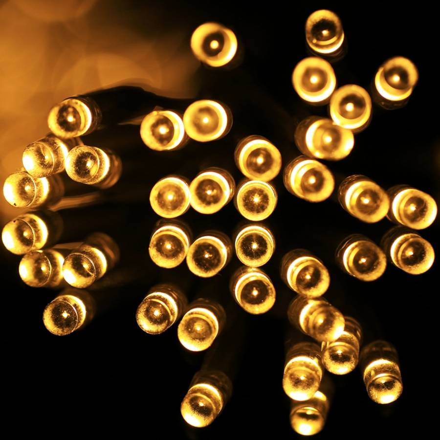 200 LEDs Reticular String Light with End Joint &amp; Multi-function Controller, Warm White EU Plu...