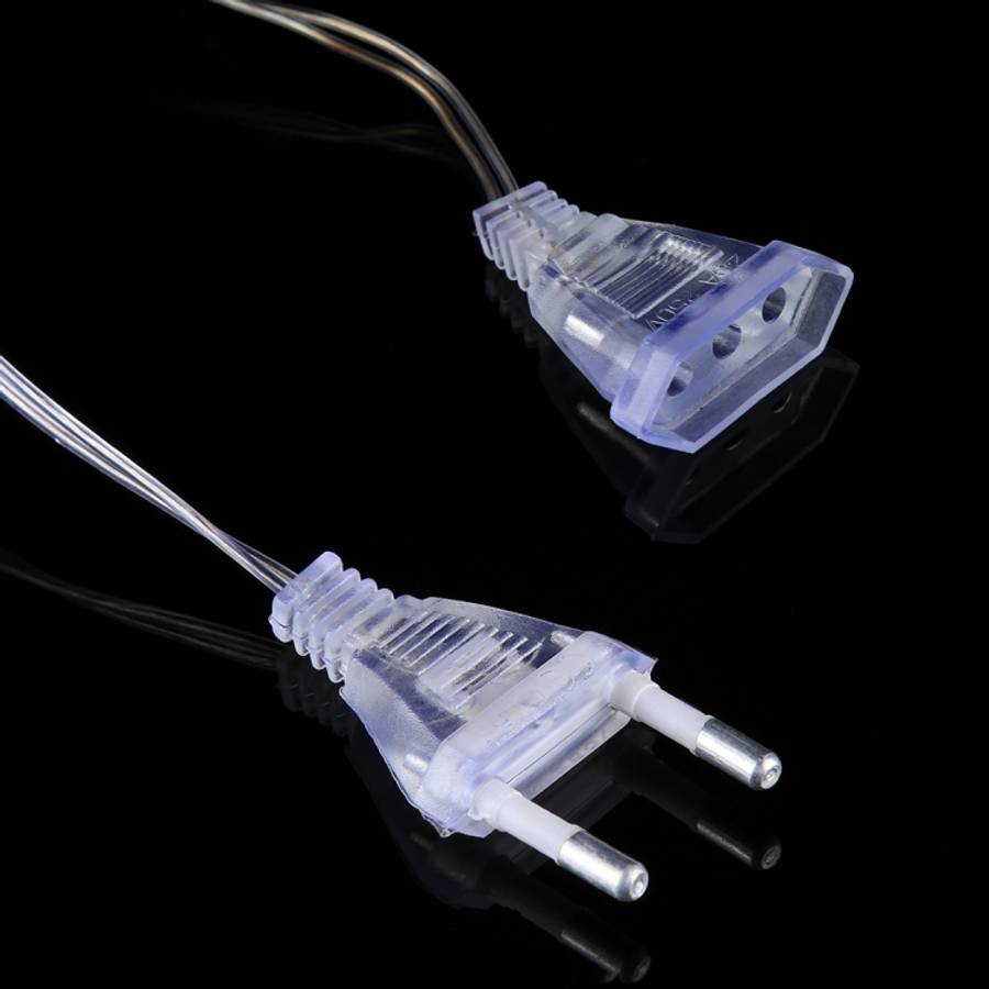 200 LEDs Reticular String Light with End Joint &amp; Multi-function Controller, Warm White EU Plu...