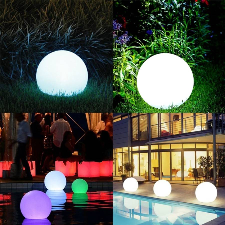 Floating Garden Changing Colorful LED Light  with 0.8W Monocrystalline Silicon Solar Panel &amp; ...