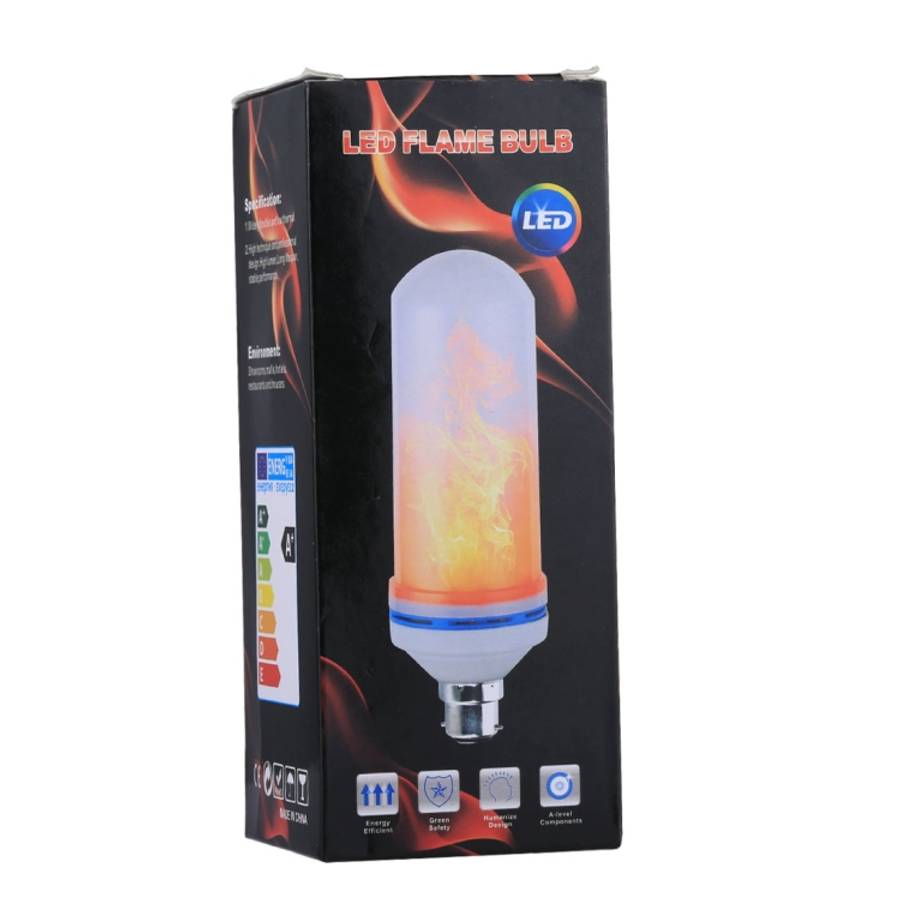 E27 6W LED Simulated Flickering Flame Effect Light Bulb , 1400K with 3 Modes, AC 85-265V