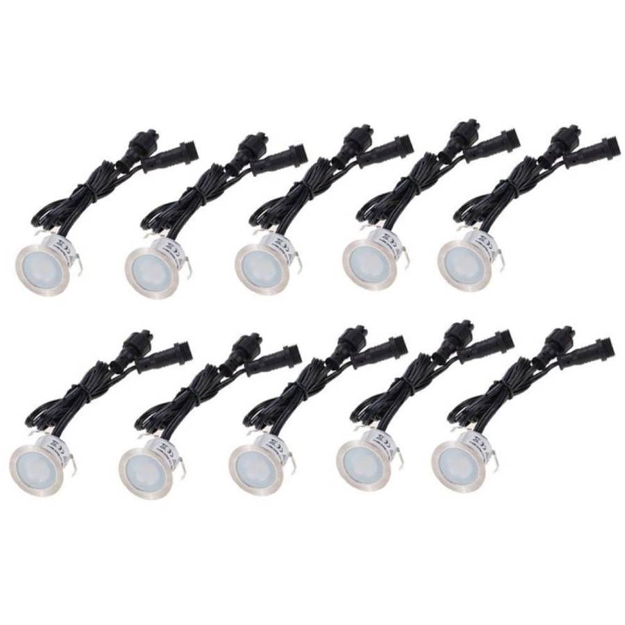 SMD 2835 500-600LM 4000-4500K Deck Light Buried Lamps LED Floor Light Wall Spotlight, Cutout Size...