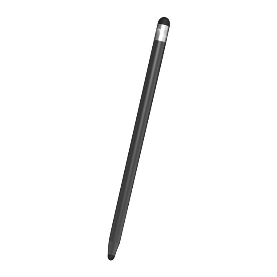 Universal Two-end Rubber Nibs Capacitive Stylus Pen with Magnetic Cap