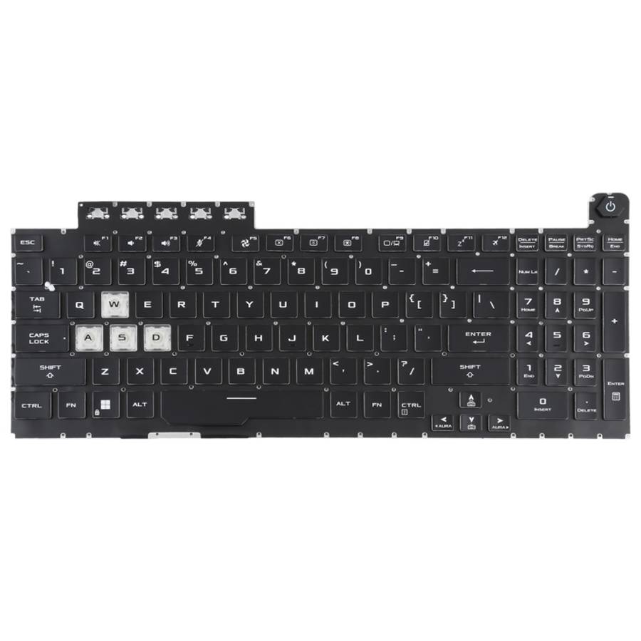 For Asus TUF Gaming F15 FX506 FA506 US Version Keyboard with Backlight