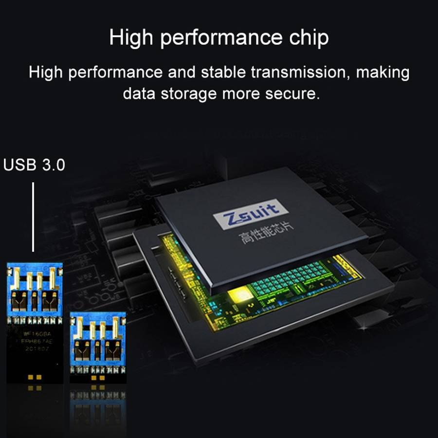 Zsuit 16GB USB 3.0 Mini Metal Ring Shape USB Flash Disk