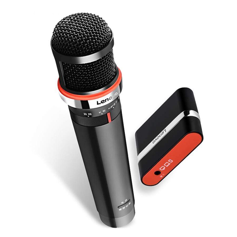 Original Lenovo UM20-U K Song Wireless Digital Microphone Live Recording Equipment with Wireless ...