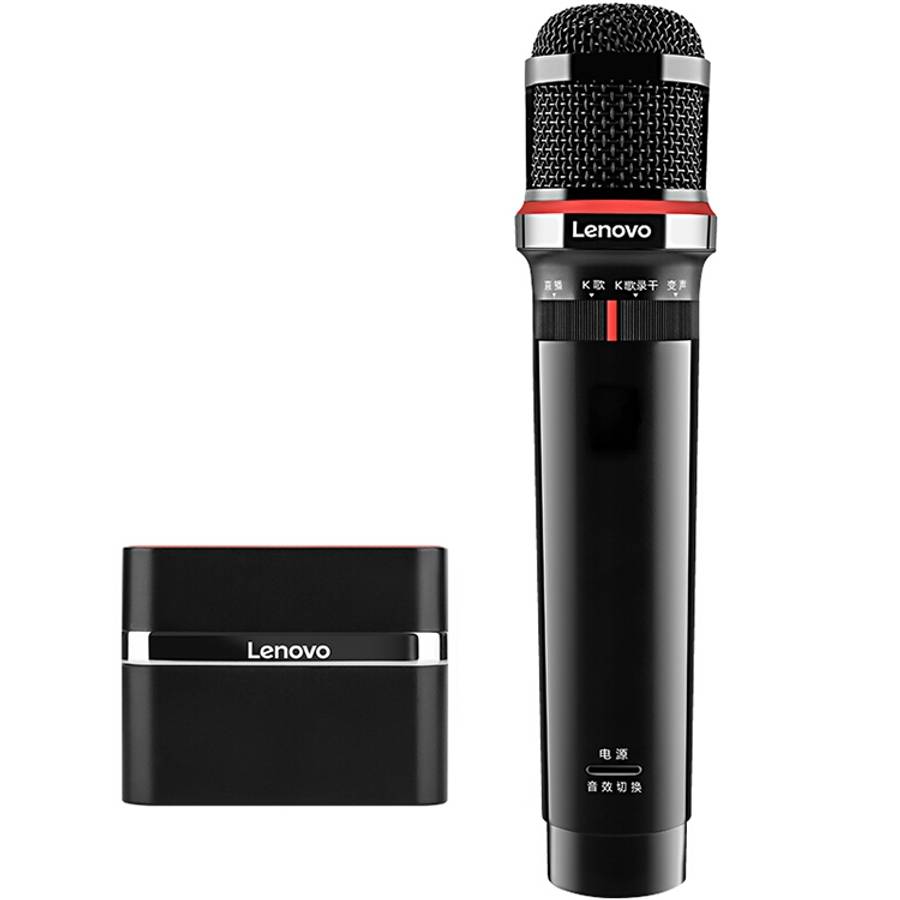 Original Lenovo UM20-U K Song Wireless Digital Microphone Live Recording Equipment with Wireless ...