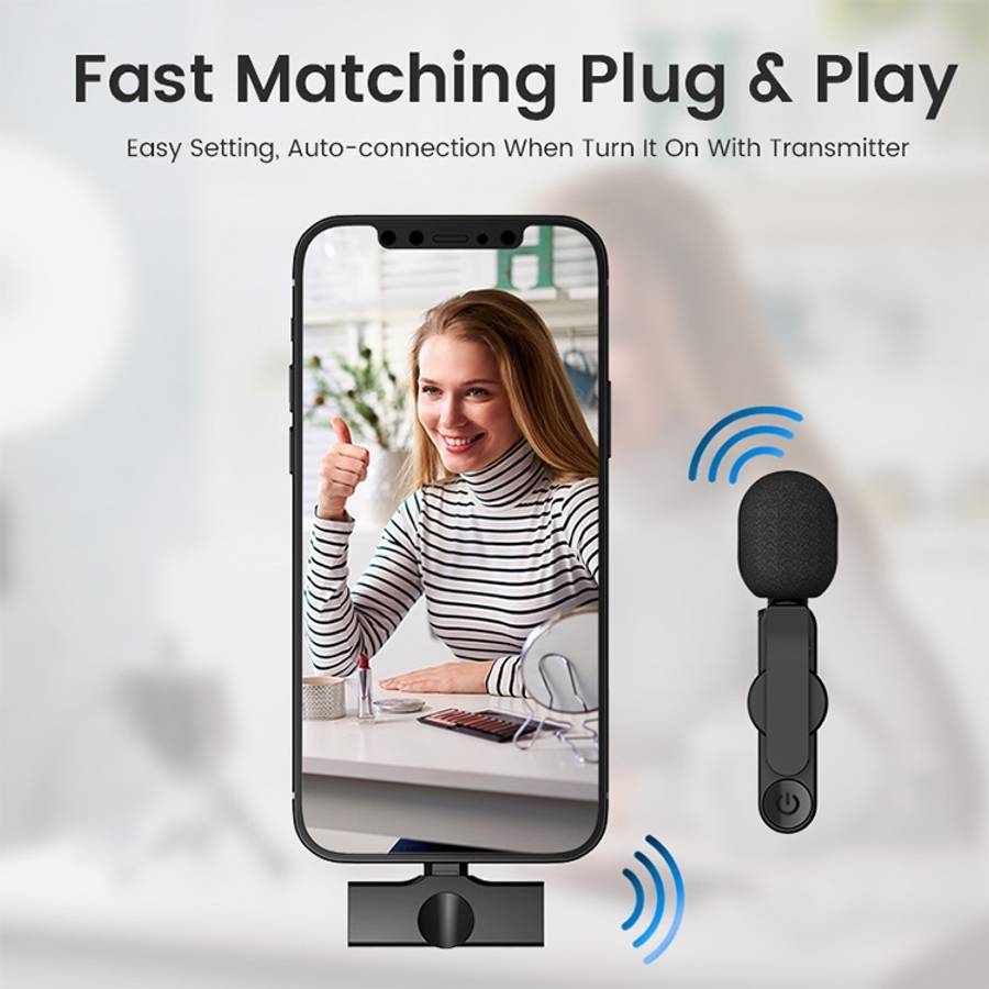 EP033T 8 Pin Interface Lavalier Wireless Radio Microphone
