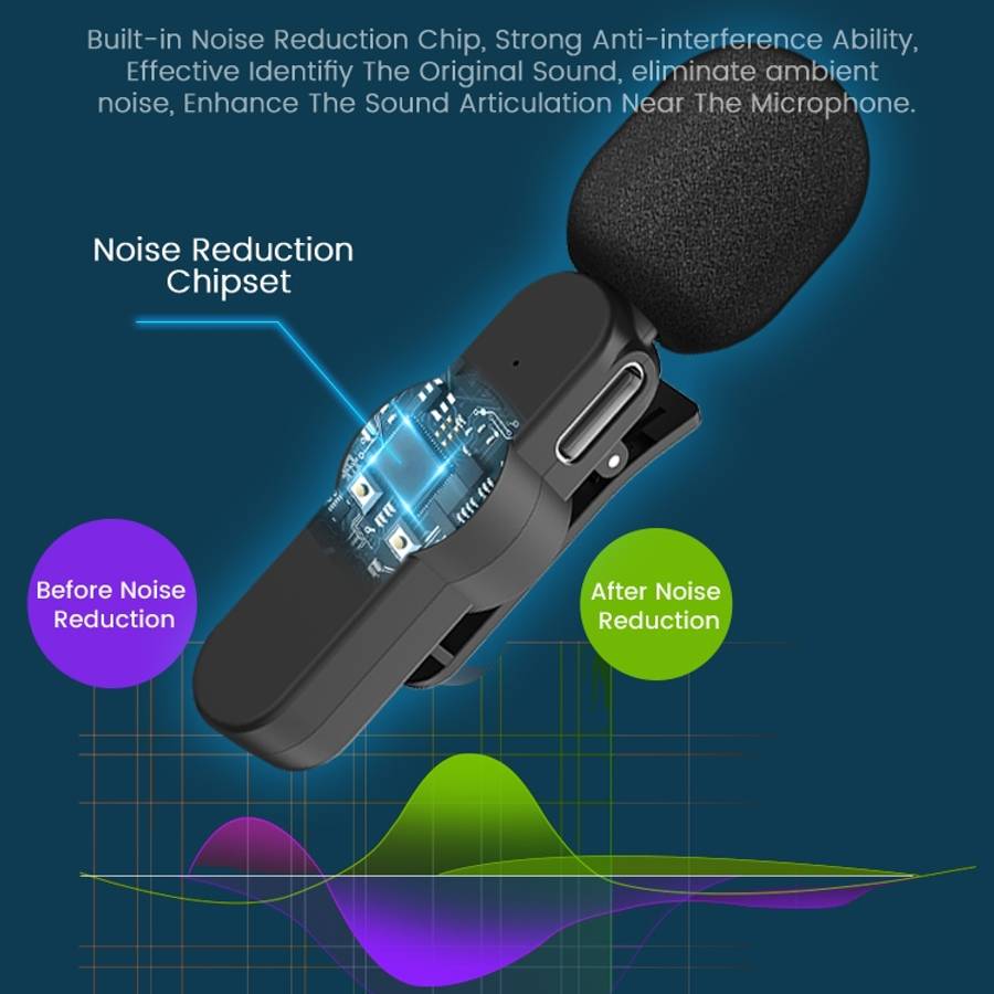 EP033T 8 Pin Interface Lavalier Wireless Radio Microphone