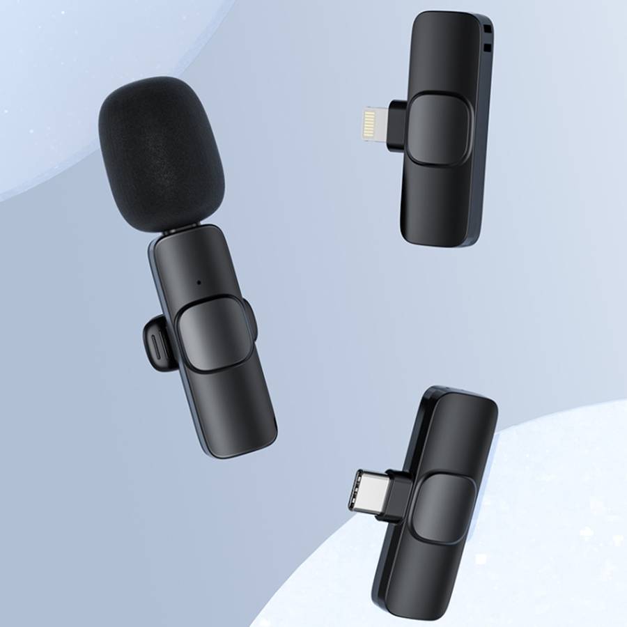 LT07 8 Pin Interface Mini Wireless Lavalier Microphone
