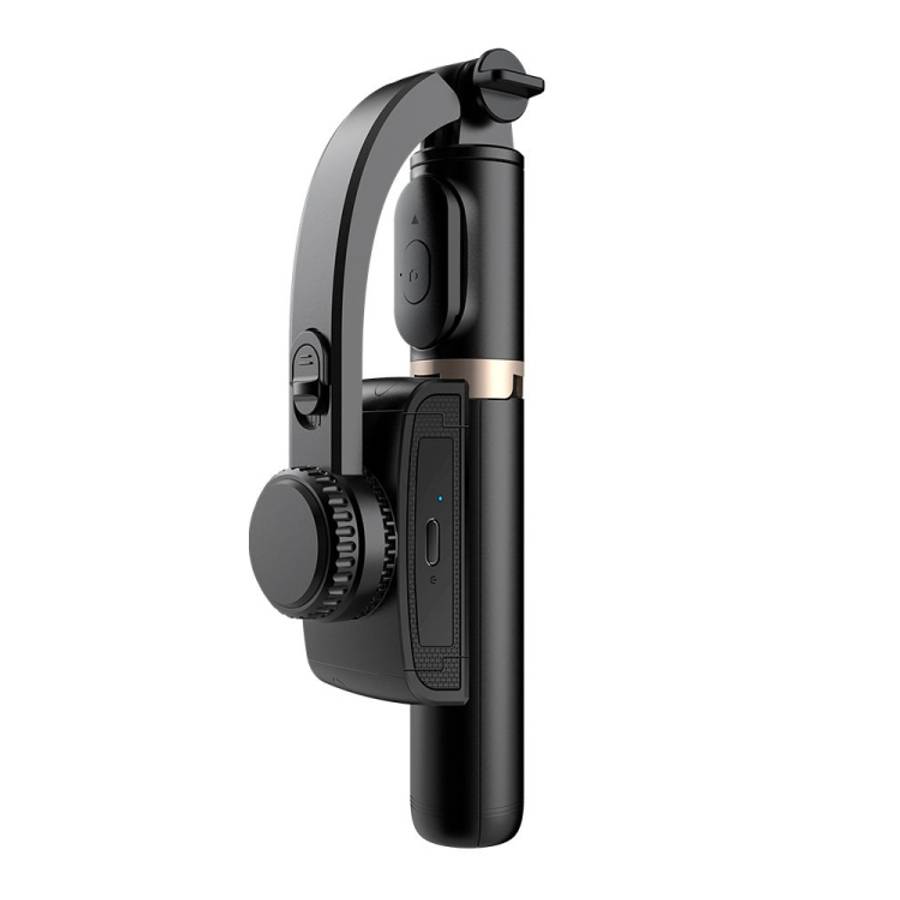Q08 Gimbal Stabilizer Bluetooth Remote Control Tripod Selfie Stick, Q08 (Black)