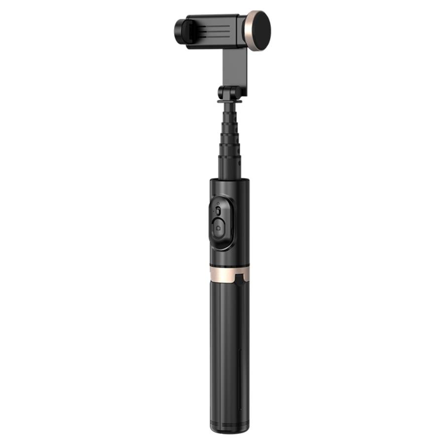 Q12 Hidden Design Reinforced Bluetooth Remote Control Tripod Selfie Stick, Q12 (Black)