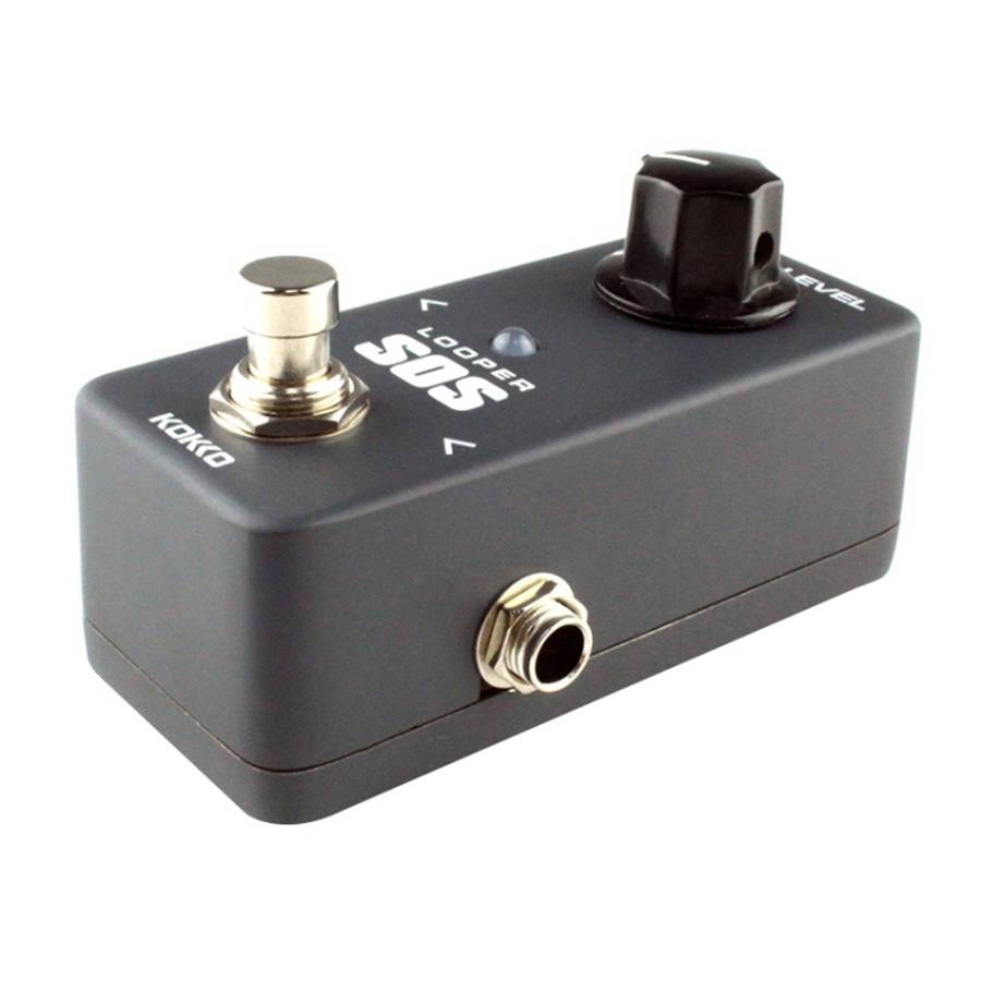 KOKKO FLP2 Mini SOS Looper Guitar Loop Recording Monoblock Effects Pedal, FLP2
