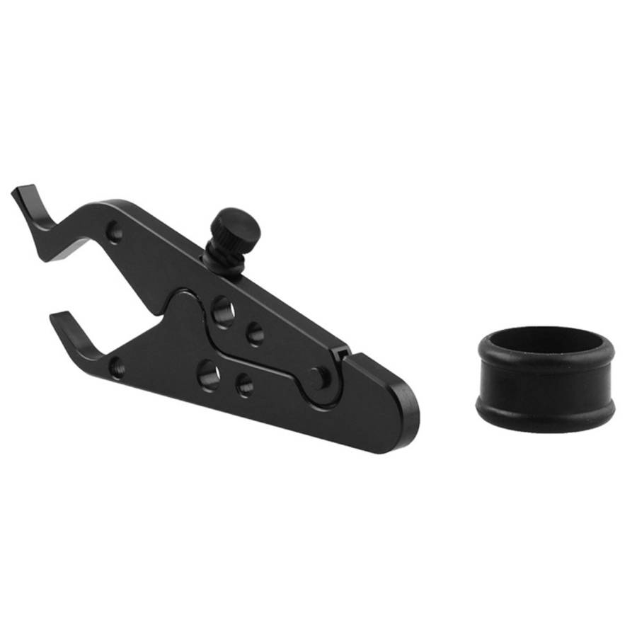 MB-OT312-BK Universal Motorcycle Modified Aluminum Throttle Control Clip Auxiliary Handle Fixed C...