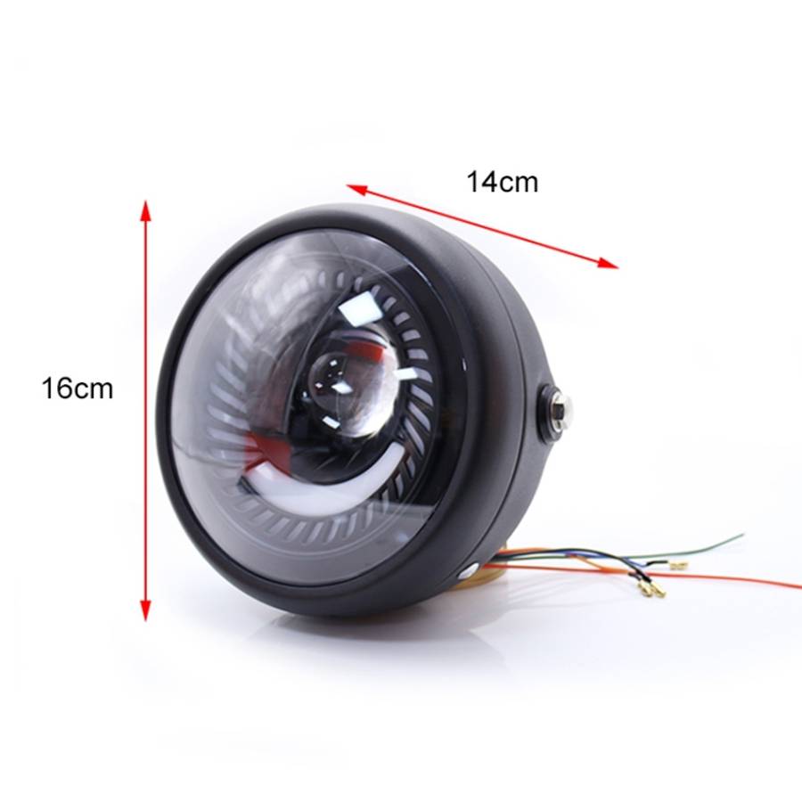Motorcycle 5.75 inch Headlight Retro Lamp LED Light DC12V / 40W/ 6000K / 2800LM