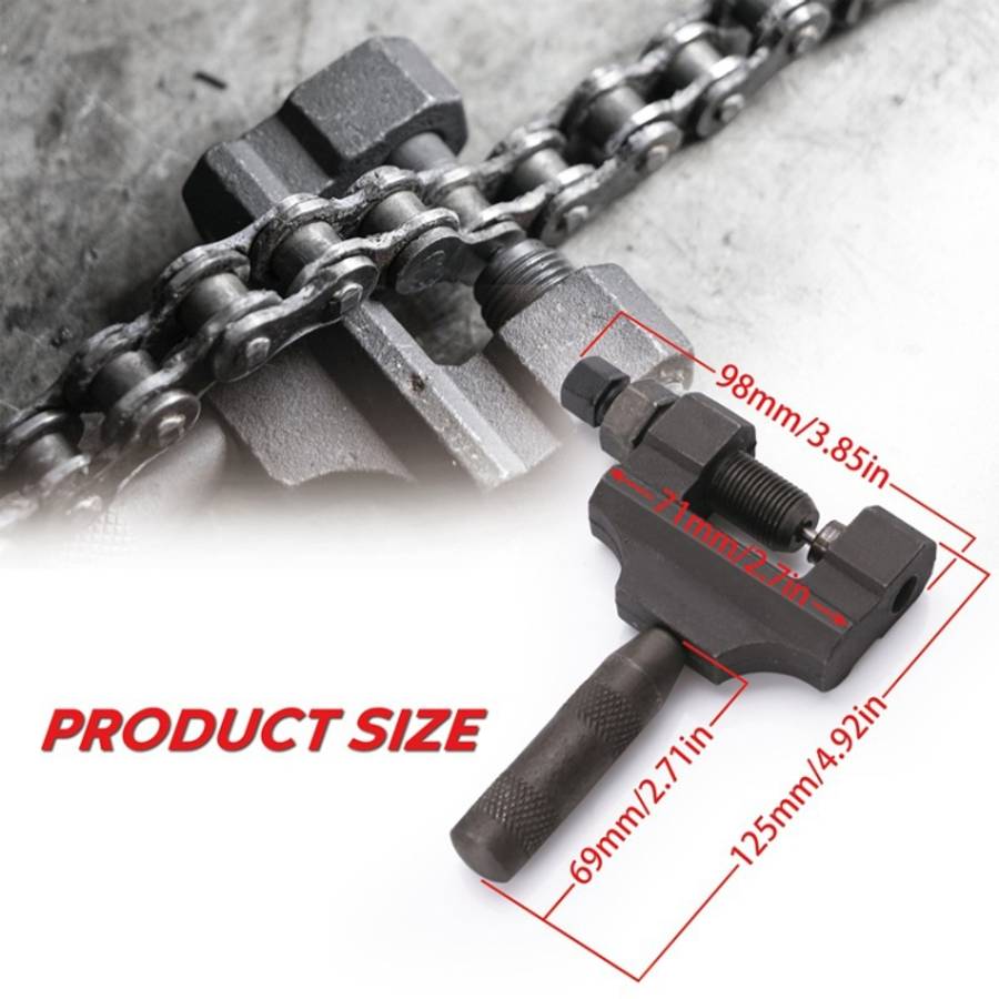 Motorcycle / Bicycle Chain Remover 420-530 Interchangeable Handle Card Type Chain Removal Tool
