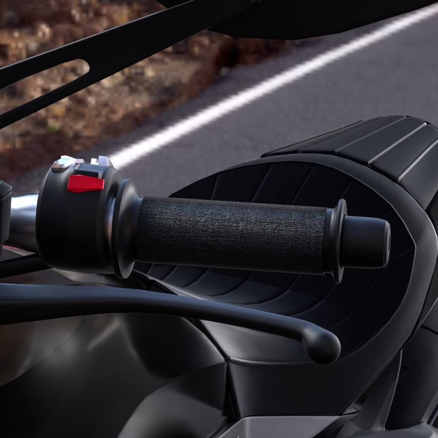 CS-974A1 Motorcycle Scooter Smart Three Gear Temperature Control Electric Hand Grip Cover Heated ...