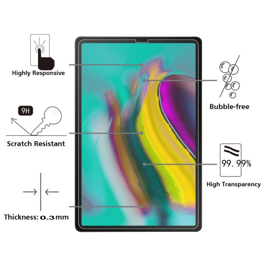 75 PCS 9H Surface Hardness Anti-fingerprint Explosion-proof Tempered Glass Film for Galaxy Tab A ...