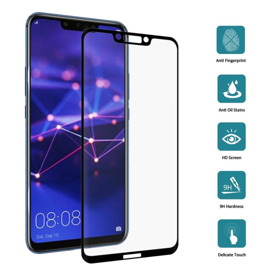 Surface hardness 0.3mm 9H 3D full-screen toughened glass film for huawei Mate 20 Lite