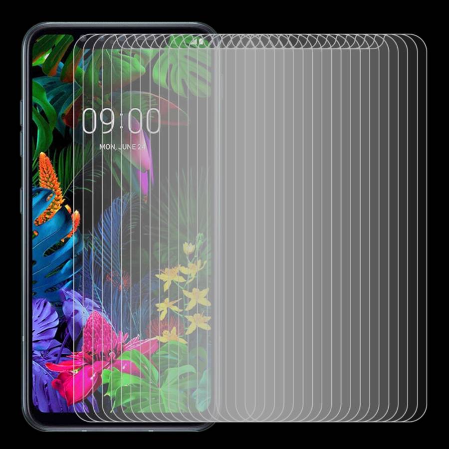 For LG G8s ThinQ 50 PCS 0.26mm 9H 2.5D Tempered Glass Film