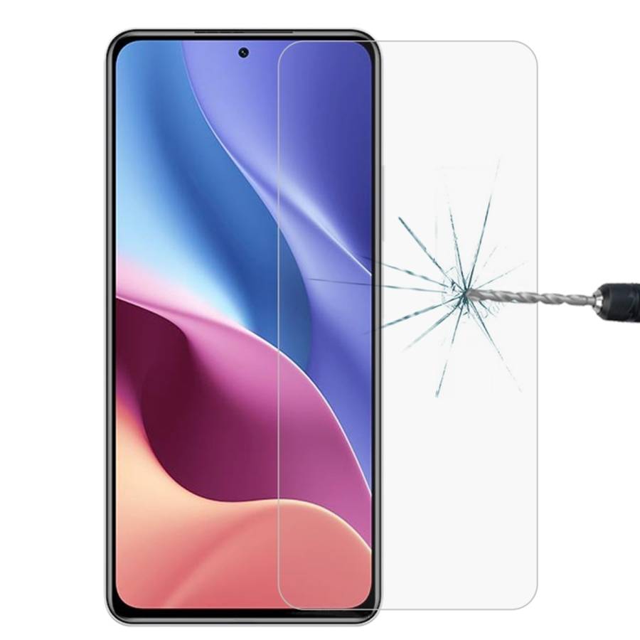 For Xiaomi Redmi K40 5G 0.26mm 9H Surface Hardness 2.5D Explosion-proof Tempered Glass Half Scree...