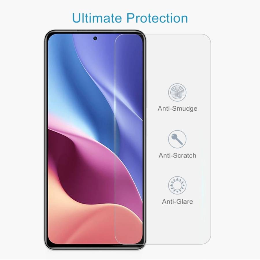 For Xiaomi Redmi K40 5G 0.26mm 9H Surface Hardness 2.5D Explosion-proof Tempered Glass Half Scree...