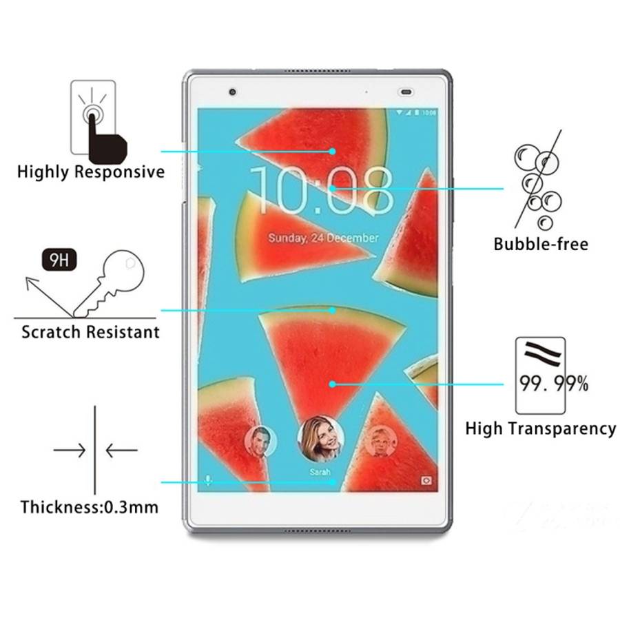 For Lenovo Tab4 8 Plus / TB-8704 / TB-8704F 0.3mm 9H Surface Hardness Tempered Glass Screen Prote...