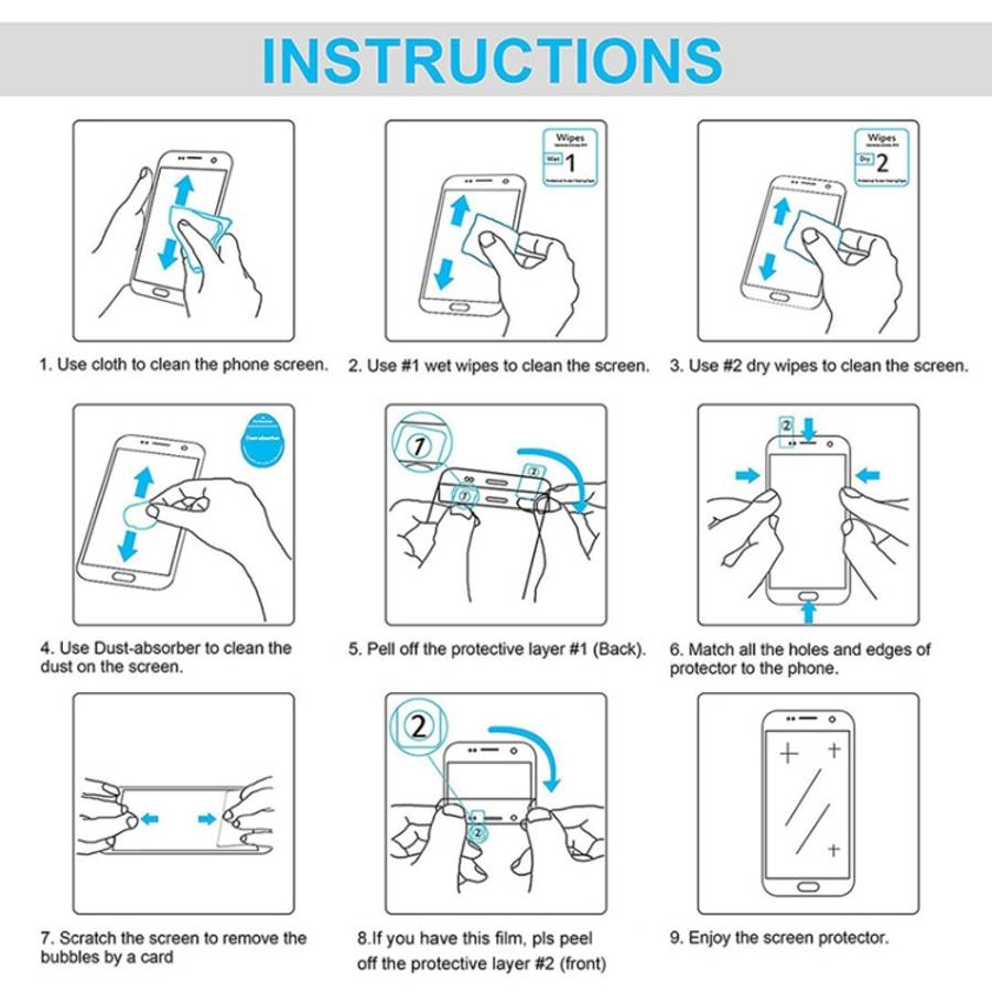 0.4mm 9H Surface Hardness Full Screen Tempered Glass Film for Lenovo Tab E10