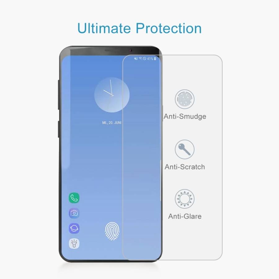 0.26mm 9H 2.5D Explosion-proof Tempered Glass Film for Galaxy S10+,Screen Fingerprint Unlocking i...
