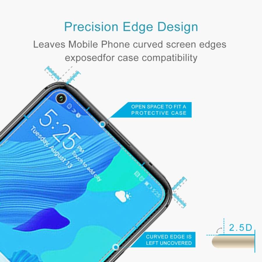 For Huawei Nova 5T 0.26mm 9H 2.5D Tempered Glass Film