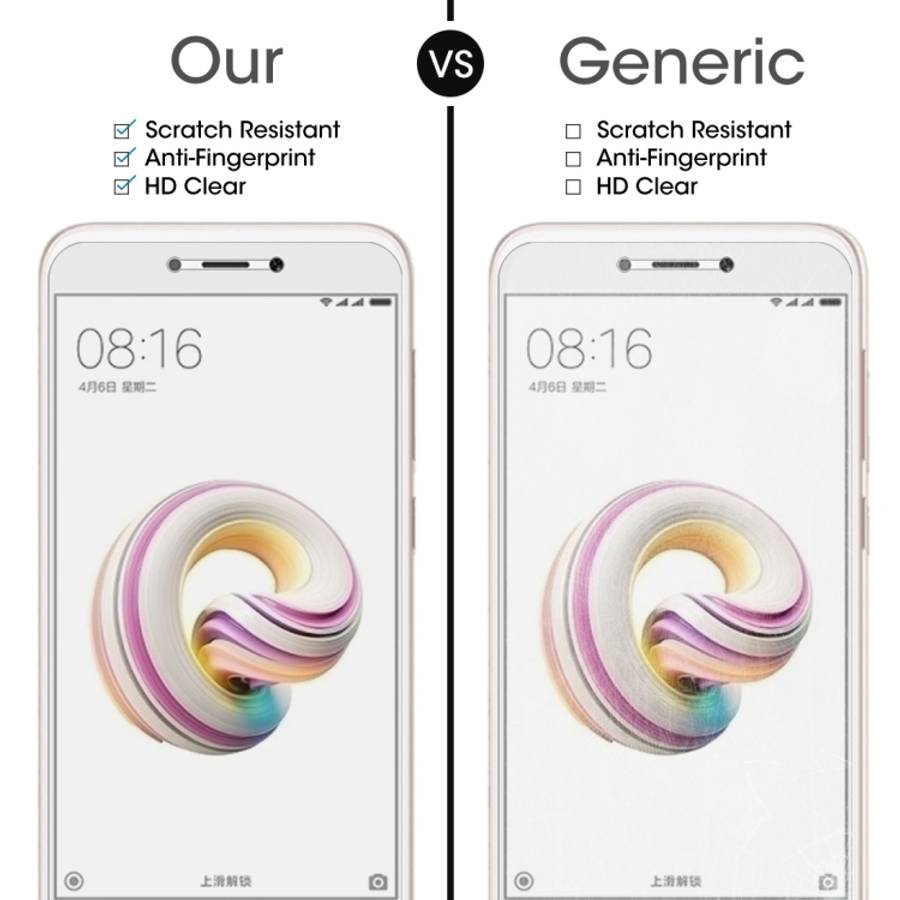 For Xiaomi Redmi 5A 0.26mm 9H Surface Hardness 2.5D Curved Edge Tempered Glass Screen Protector, ...