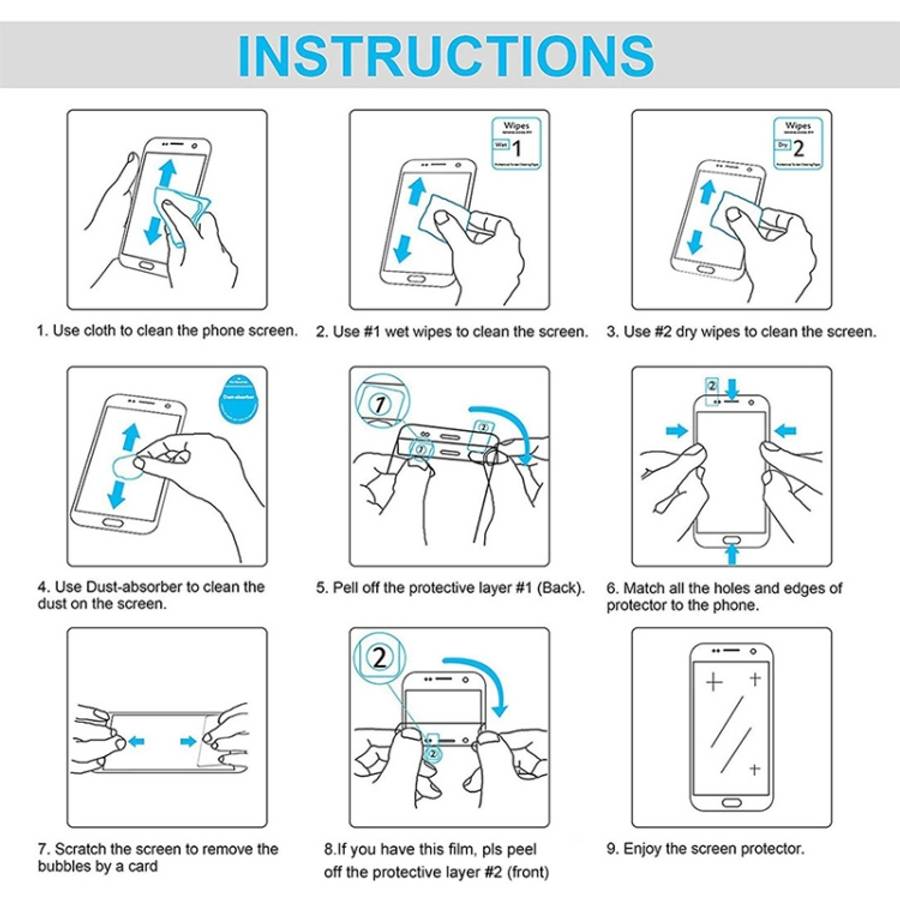 For Alcatel U5 2.5D Non-Full Screen Tempered Glass Film