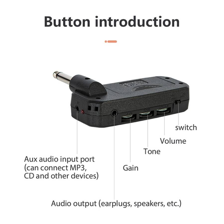 JOYO JA-03 Lead Distortion Mini Portable Electric Guitar Effector