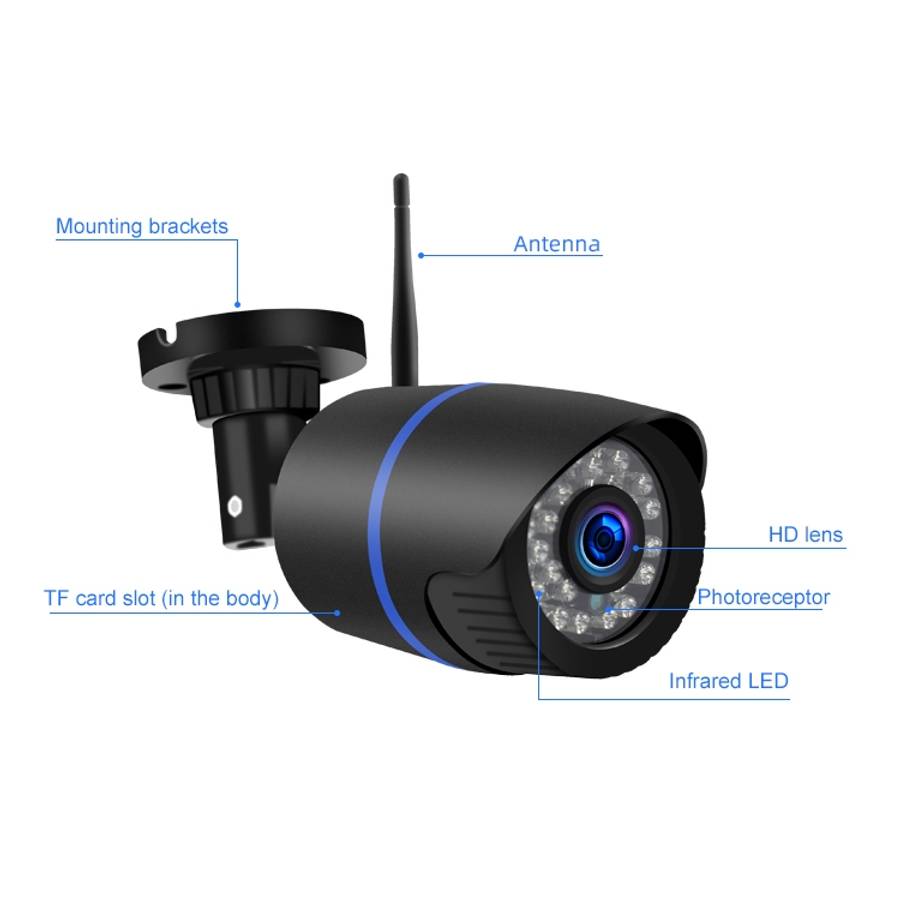 Q4 2.0 Million Pixels 1080P HD Wireless IP Camera, Support Motion Detection &amp; Two-way Audio &...