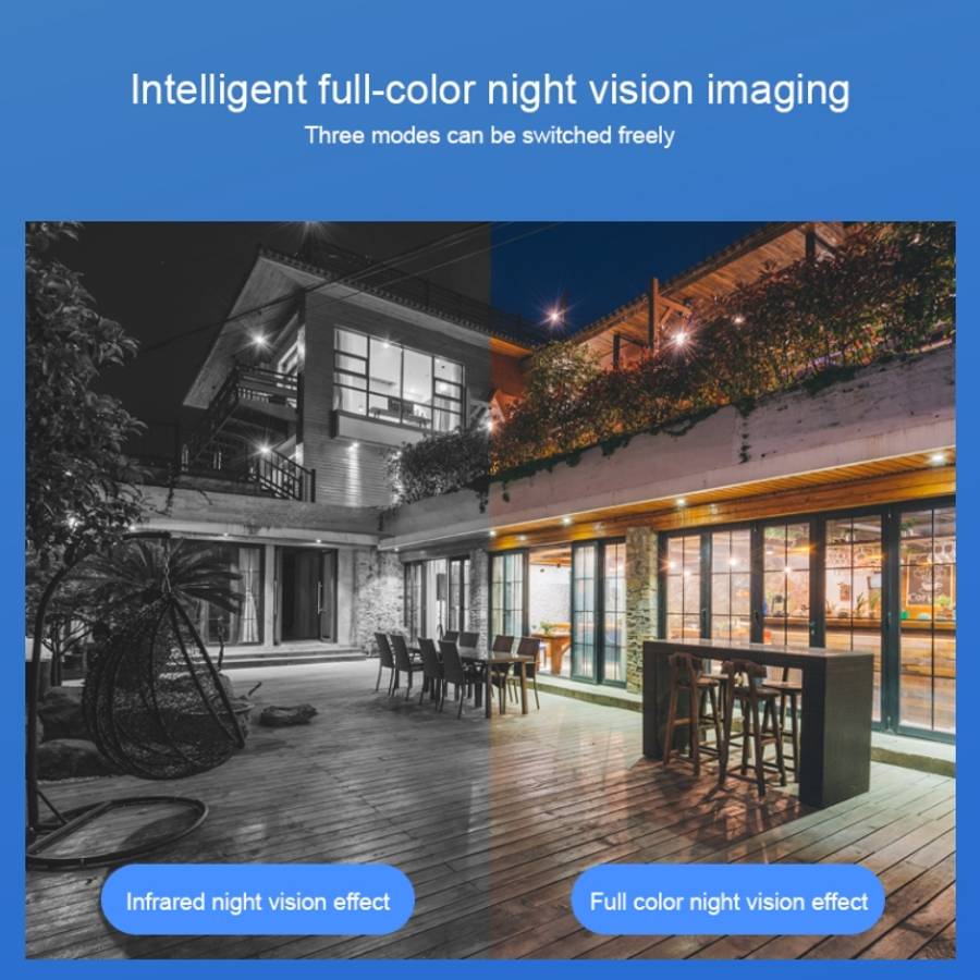 QX21 1080P HD WiFi IP Camera, Support Night Vision &amp; Motion Detection &amp; Two Way Audio &am...