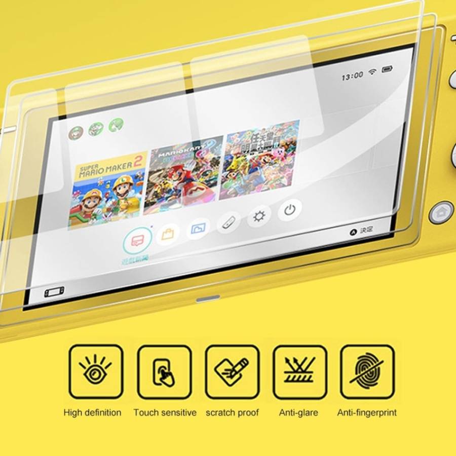 9H HD Anti-scratch Tempered Glass Screen Film for Switch Lite