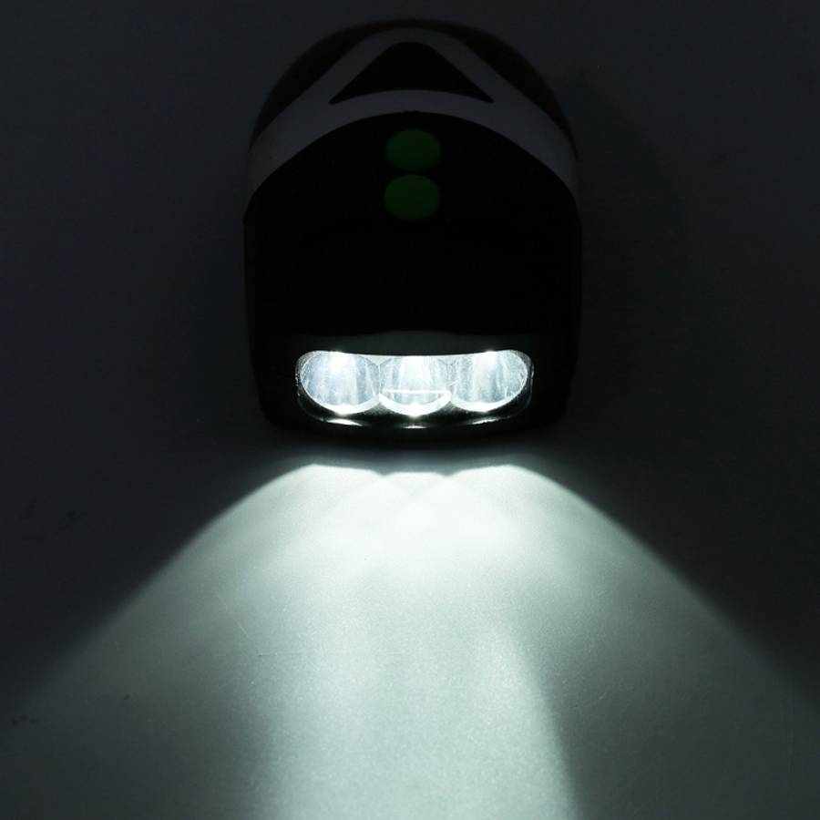 Mountain Bike Headlight Horn LED Flashlight Bicycle Electric Horn, with Light