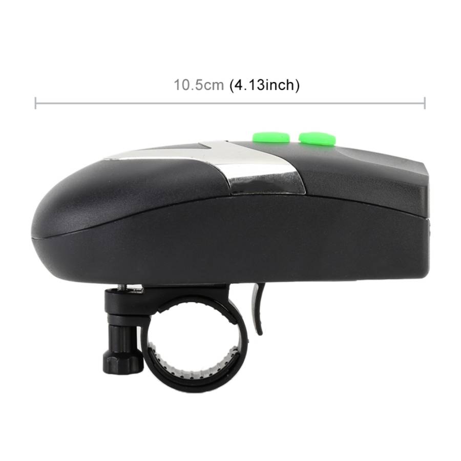 Mountain Bike Headlight Horn LED Flashlight Bicycle Electric Horn, with Light