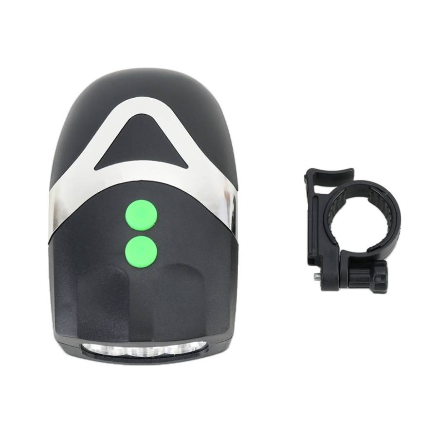 Mountain Bike Headlight Horn LED Flashlight Bicycle Electric Horn, with Light