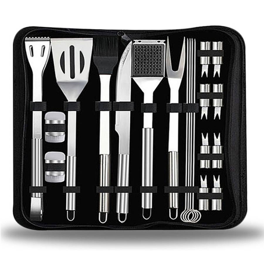 20 in 1 Outdoor Tableware Set Camping Barbecue Tableware Picnic Tool Set