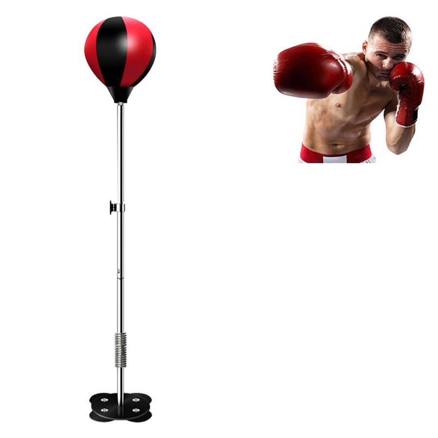 Adult Suction Cup Version Height Adjustable Vertical PU Leather Vent Ball Boxing Speed Ball Famil...