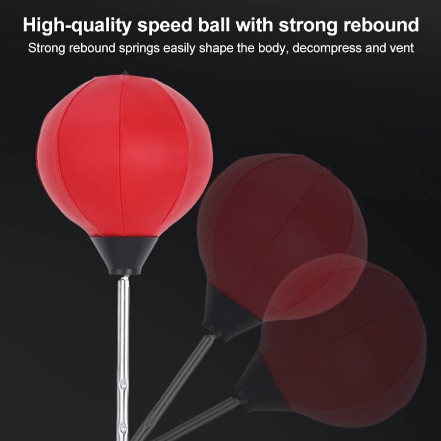 Adult Suction Cup Version Height Adjustable Vertical PU Leather Vent Ball Boxing Speed Ball Famil...