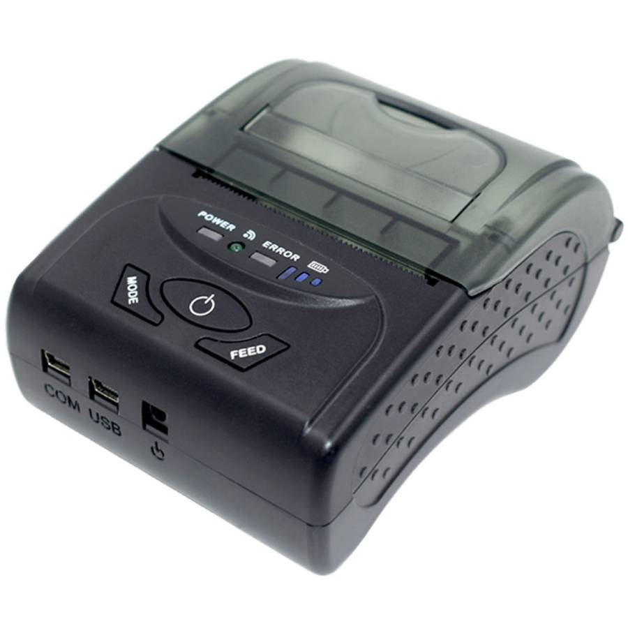POS-5807 58mm Portable USB Port Thermal Bluetooth Ticket Printer, Max Supported Thermal Paper Siz...